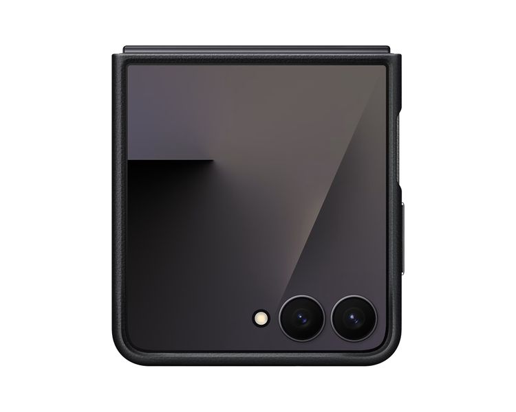 Samsung Ochranný kryt z vegánskej kože Flip7 Black