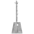vidaXL Toaletné zrkadlo Sivý Sonoma 100 x 55 x 18 cm Obdĺžnikový