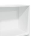 vidaXL Knižnica biela 40x24x176 cm kompozitné drevo