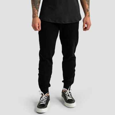 Tepláky Limitless Black - GymBeam, veľkosť S, veľkosť oblečenia S
