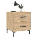 vidaXL Nočné stolíky 2 ks dub sonoma 40x35x47,5 cm kompozitné drevo