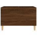 vidaXL Skrinka na platne hnedý dub 74,5x38x48 cm kompozitné drevo