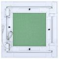 vidaXL Access Panel Zelená a strieborná 30 x 30 cm
