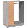 vidaXL Šatník sivý sonoma 77x48x102 cm kompozitné drevo
