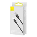 USB kábel Baseus Jelly Lightning, 2,4 A, 1,2 m (čierny)