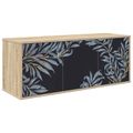vidaXL Nástenný TV kabinet DOKKUM 102 x 33 x 40 cm Dub sonoma