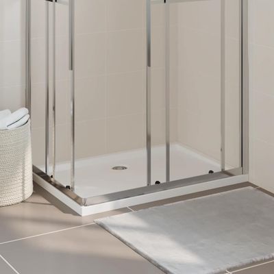 vidaXL Obdĺžniková sprchová vanička z ABS biela 70x100 cm