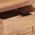 vidaXL Stolík 107x45x79 cm akáciový masív s prirodzenými hranami