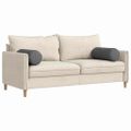 vidaXL Podložkové vankúše 2 pcs Tmavo šedá Ø 25 x 70 cm