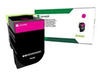 Purpurová - originální - kazeta s barvivem LCCP, LRP - pro Lexmark CS317dn, CS417dn, CS517de, CX317dn, CX417de