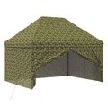 vidaXL Baldachýn s 4 bočnými stenami 2,95 x 4,1 m Armádna kamufláž