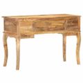 vidaXL Stôl 115x45x75 cm masívne mangovníkové drevo