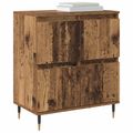 vidaXL Servírovacia skriňa Staré drevo 60 x 35 x 70 cm