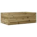 vidaXL Záhradný kvetináč 70x40x23 cm impregnovaná borovica