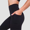 Dámske legíny Ignite Black - GymBeam, veľkosť M, veľkosť oblečenia M