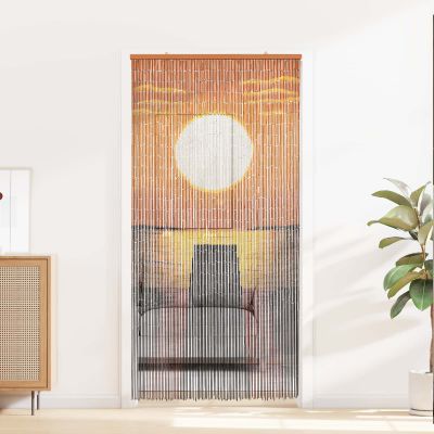 vidaXL Dverová záclona proti hmyzu rôzne farby 200 x 100 cm Bambus