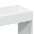 vidaXL Vysoká skrinka biela 92x33x100 cm kompozitné drevo