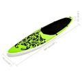 vidaXL Nafukovací Stand Up Paddleboard 305x76x15 cm zelený