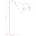 vidaXL Roleta Prírodná 40 x 160 cm Bambus