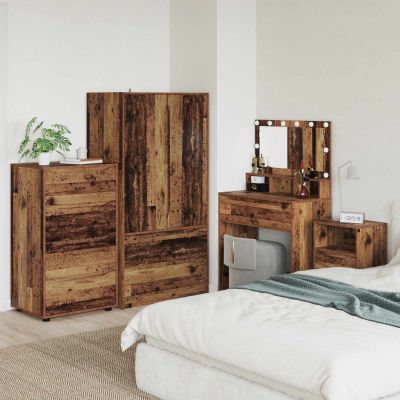 vidaXL Úložné skrine 60 x 48 x 105 cm Kompozitné drevo Staré drevo