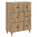 vidaXL Zásuvkový kabinet 66 x 34,5 x 90 cm Kompozitné drevo