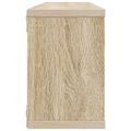 vidaXL Nástenné police 2 ks, dub sonoma 60x15x23 cm, kompozitné drevo