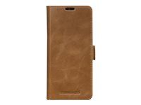Pouzdro s klopou pro mobilní telefon - kůže full-grain - bronz - pro Samsung Galaxy S21 5G