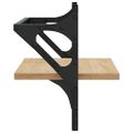 vidaXL Nástenné police s tyčami 2 ks dub sonoma 40x25x30 cm