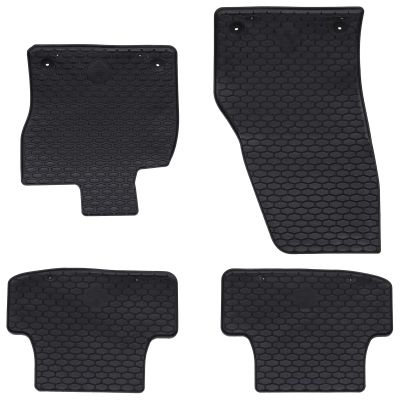 vidaXL Autokoberec 4 pcs Čierna vhodné pre VW T-ROC 2017- Guma