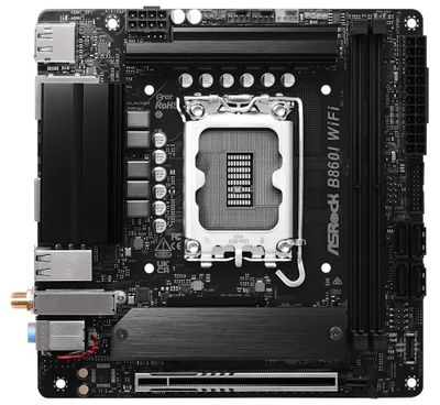 ASRock B860I WiFi / Intel B860 / LGA1851 / 2x DDR5 / 2x M.2 / HDMI / DP / USB-C / WiFi / Mini-ITX