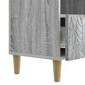 vidaXL TV skrinka 102 x 34,5 x 50 cm Sivý Sonoma Kompozitné drevo