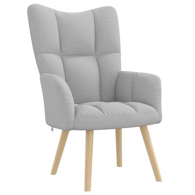 VidaXL Relaxačné kreslo Cloud Grey Fabric