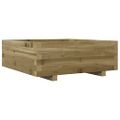 vidaXL Záhradný kvetináč 70x70x26,5 cm impregnovaná borovica
