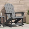 vidaXL Adirondack hojdačka Svetlosivá HDPE