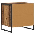 vidaXL Nočný stolík Staré drevo 50 x 39.5 x 50 cm Kompozitné drevo