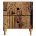 vidaXL Nočný stolík Staré drevo 43 x 34,5 x 48 cm Kompozitné drevo