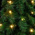 vidaXL Osvetlený umelý vianočný stromček so 100 LED 180 cm