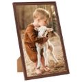 vidaXL Fotorámiky na stôl, koláž 5 ks, hnedé 13x18 cm, MDF
