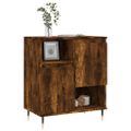 vidaXL Komoda dymový dub 60x35x70 cm spracované drevo