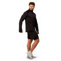 Běžecká mikina 1/2 Zip Pulse Black - GymBeam, veľkosť L, veľkosť oblečenia L