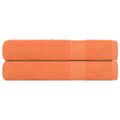 vidaXL Saunové osušky FROGN 2 ks oranžové 80x200 cm 360 g/m²