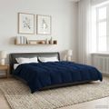 vidaXL Zimný prehoz 200 x 200 cm Zima Mikrovlákno (100% polyester)