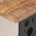 vidaXL TV skrinka 120x30x40 cm surový mangovníkový masív