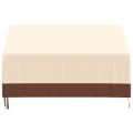 vidaXL Obaly na 2-sedad. lavice 2 ks 137x97x48/74 cm 600D oxford látka