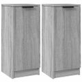 vidaXL Komody 2 ks sivý dub sonoma 30x30x70 cm spracované drevo