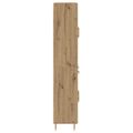 vidaXL Highboard Remeselný dub 69,5 x 34 x 180 cm Kompozitné drevo