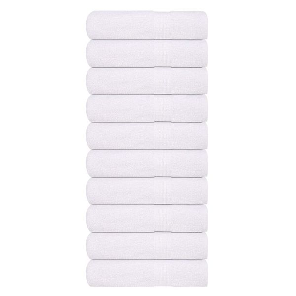 vidaXL Osušky do kúpeľne FROGN 10 ks biele 100x150 cm 360 g/m²