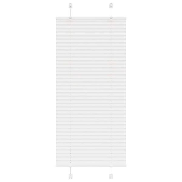 vidaXL plisovaná roleta biela 55x100 cm šírka látky 54,4 cm