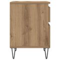 vidaXL Nočné stolíky 2 ks dub artisan 40x35x50 cm kompozitné drevo