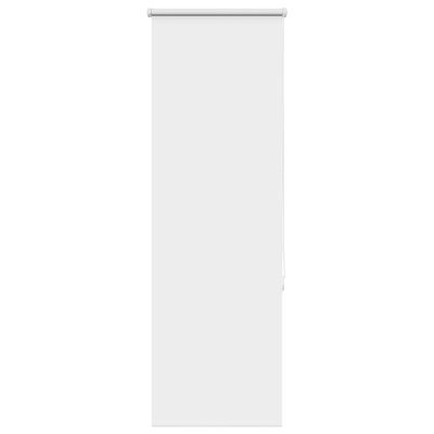 vidaXL Roleta Zatemnenie biela 50x130cm Šírka látky 45,7cm Polyester